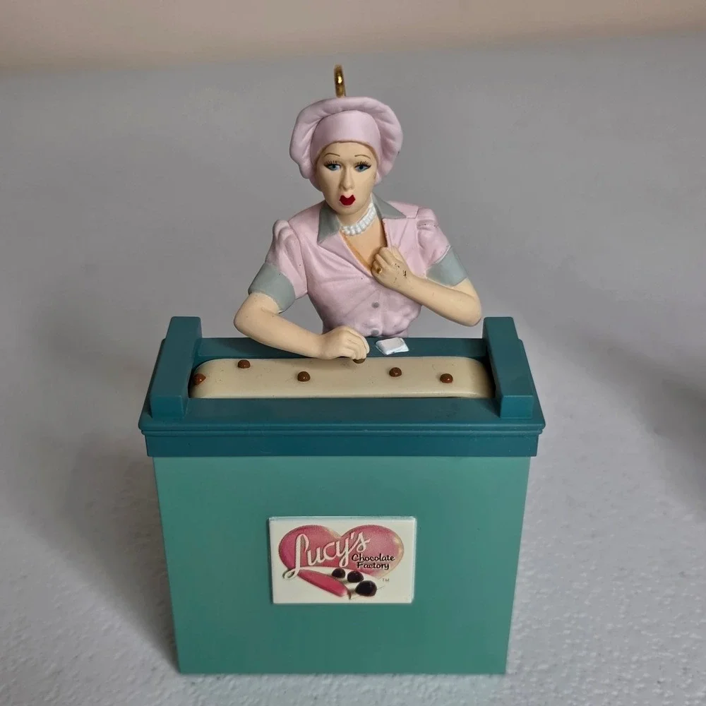 Hallmark I Love Lucy Keepsake Ornaments Lot of 5 TV Classic Scenes 2 Wind-Up